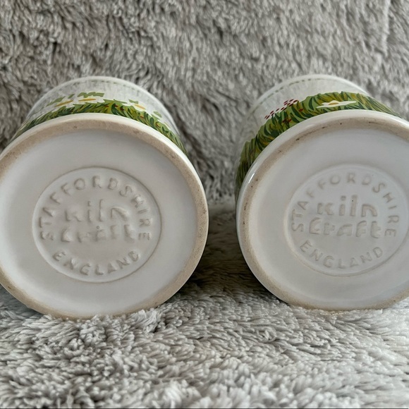 Vintage Kiln Craft Fresh Milk Stoneware‎ Coffee Mugs Staffordshire England - Picture 3 of 5